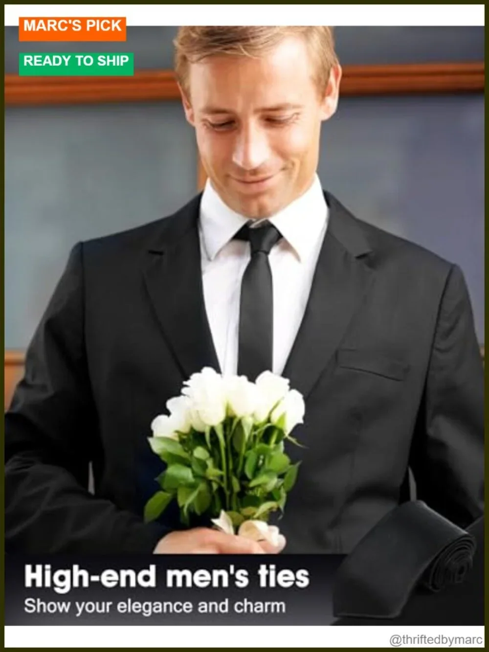 50 Pack Black Satin Skinny Tie for Men Wedding Business Formal